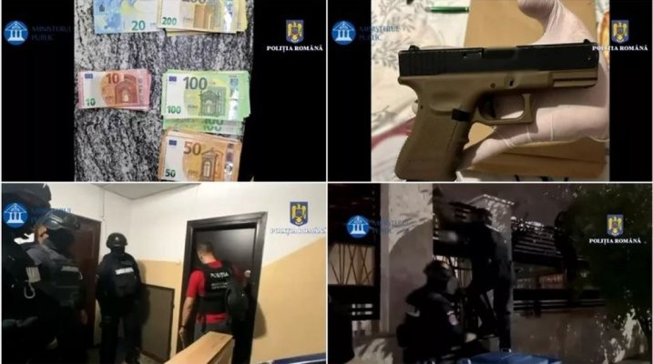 Interlopi din mai multe clanuri au fost ridicați de mascați într-un dosar de şantaj