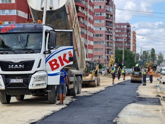 RAJA: Pe strada Baba Novac continuă lucrările în regim non-stop