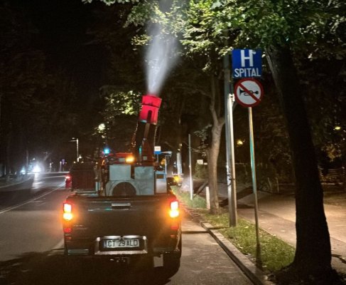Tratamente fitosanitare în zonele verzi de pe raza municipiului Constanța și stațiunea Mamaia