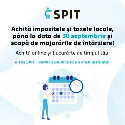 Termene de plată pentru impozitele și taxele datorate bugetului local
