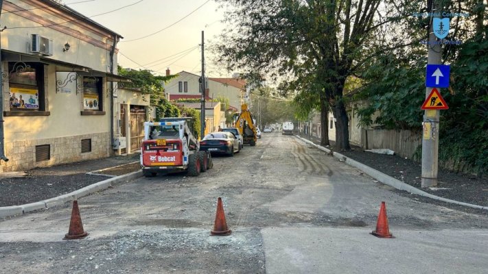 O nouă stradă din cartierul Tomis I este în curs de reabilitare