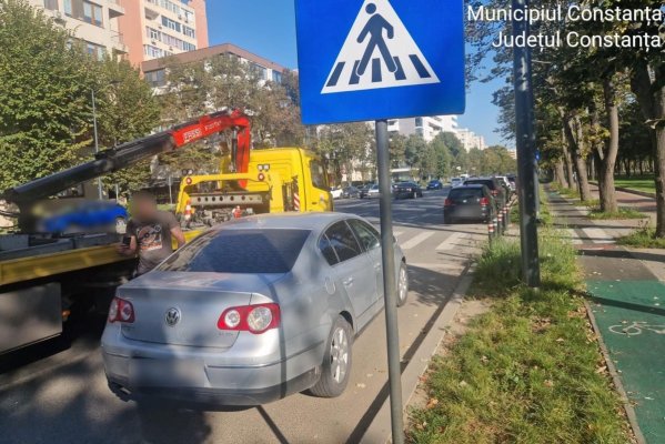 Acțiunea polițiștilor locali constănțeni. A curs cu amenzi