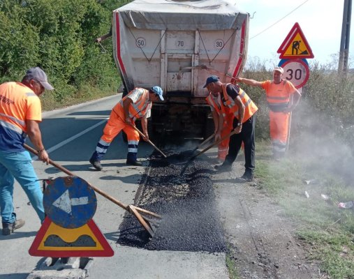 Lucrări pe drumurile județene în săptămâna 23 – 28 septembrie 