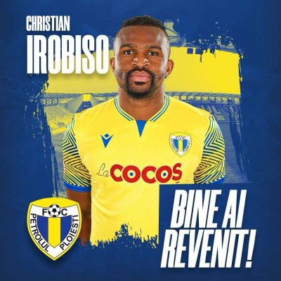 Fotbal: Atacantul nigerian Christian Irobiso a revenit la Petrolul Ploieşti