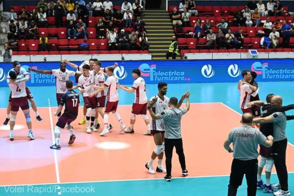 Volei masculin: CS Rapid Bucureşti a câştigat Supercupa României