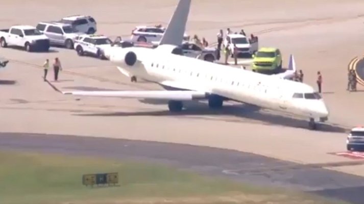 Coliziune între două avioane, pe aeroportul din Atlanta. Video