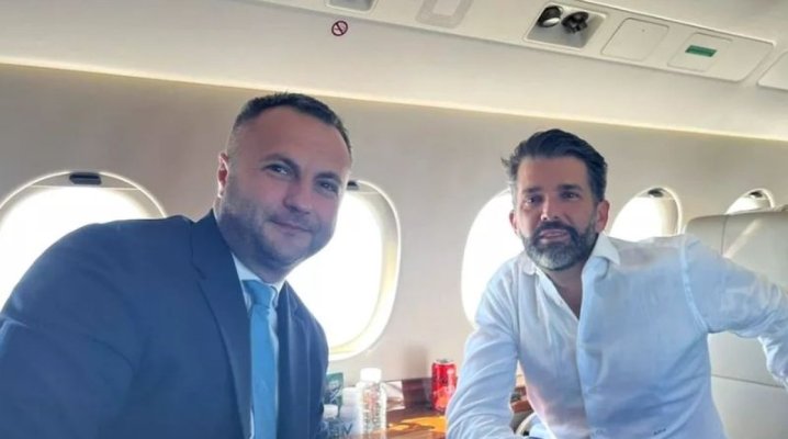 Fiul lui Donald Trump, în vizită la București