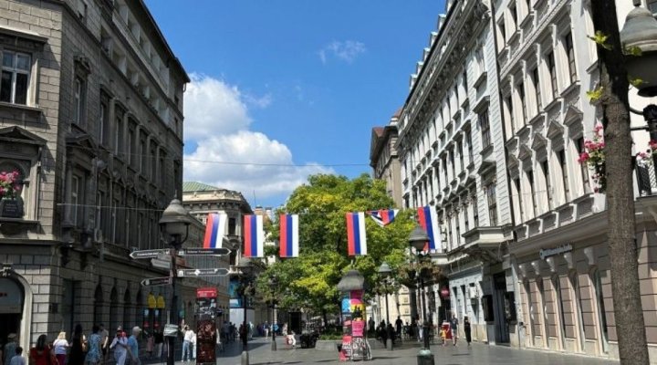 Capitala Serbiei devine o mică Rusie