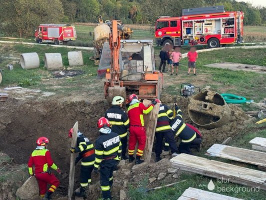 Bărbat mort după ce a fost prins sub un mal de pământ, în timp ce săpa o fântână