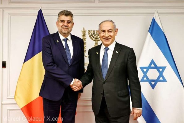 Ciolacu, întâlnire cu Netanyahu: Guvernul României sprijină dreptul Israelului la autoapărare