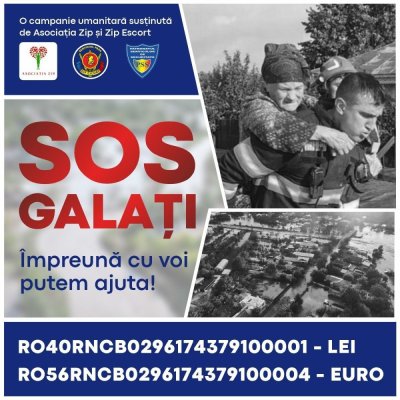 SOS Galați!  Apel către societatea civilă și companii în sprijinul sinistraților afectați de inundații