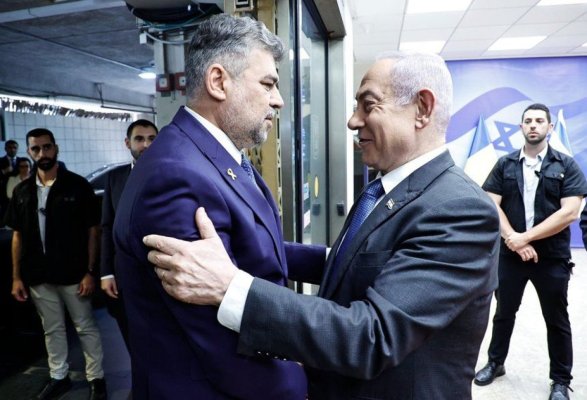 Premierul Marcel Ciolacu a fost primit de premierul Statului Israel, Benjamin Netanyahu