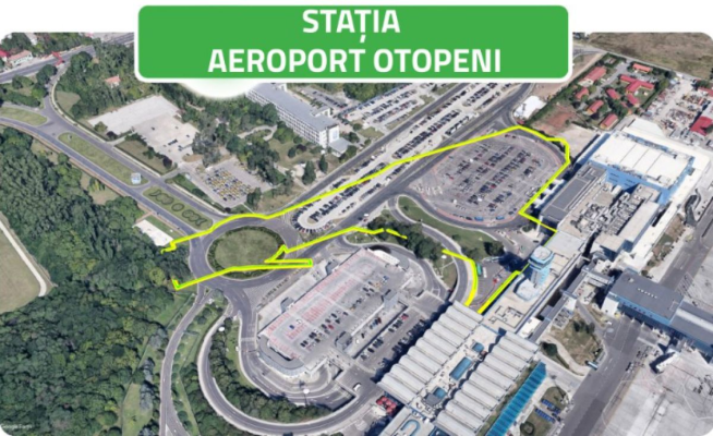 Parcarea și traficul din zona Aeroportului Internațional Henri Coandă Otopeni va fi reconfigurat