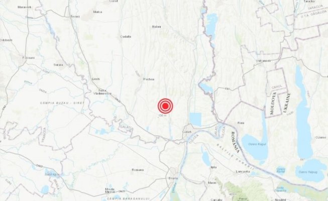 Cutremur în zona afectată de inundații din județul Galați