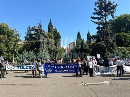 Angajații ANR au ieșit din nou în stradă! Video