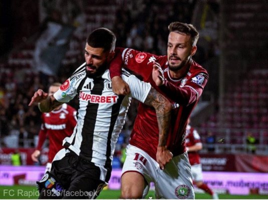 Fotbal: Liderul Universitatea Cluj a câştigat în Giuleşti, 2-0 cu Rapid
