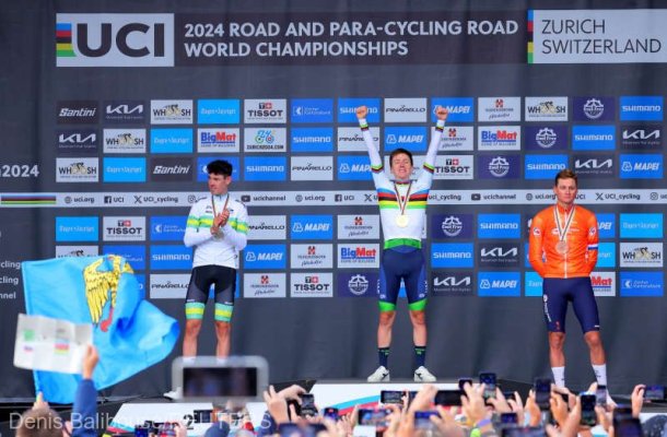 Ciclism: Tadej Pogacar a câştigat primul său titlu de campion mondial
