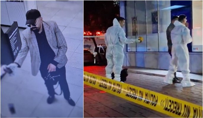 Tentativă de jaf armat la o bancă. Suspectul principal este de negăsit 