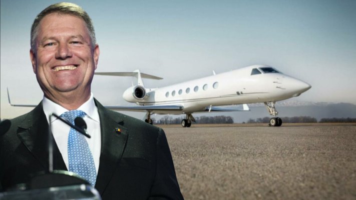 Klaus Iohannis s-a întors de la Paris cu un avion mai mic