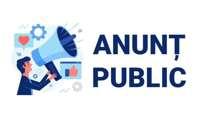 Anunț de începere a lucrărilor