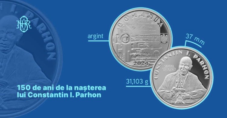 BNR lansează o monedă de argint cu tema 150 de ani de la naşterea lui Constantin I. Parhon