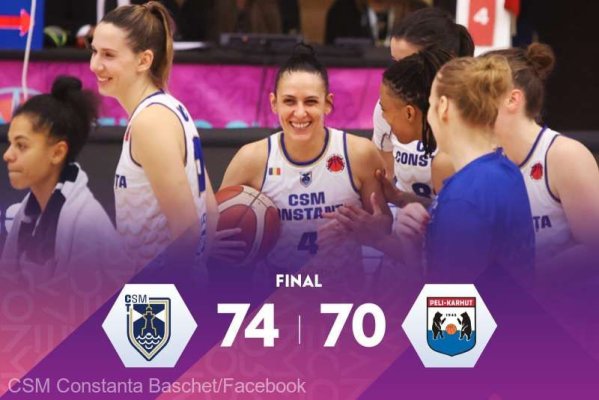CSM Constanţa, victorioasă pe teren propriu în EuroCup Women