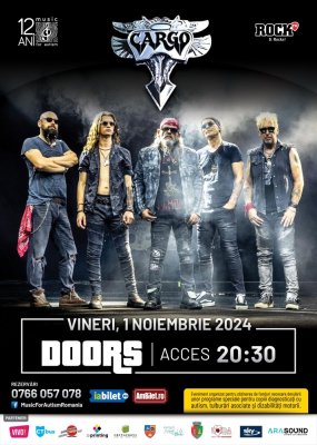 Trupa CARGO invită iubitorii muzicii rock din Constanţa la concertul caritabil „Music for Autism“