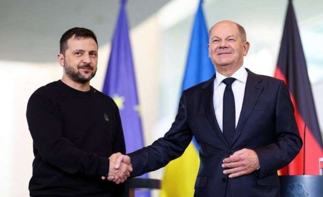 Preşedintele ucrainean Zelenski a sosit la Berlin pentru discuţii cu cancelarul Scholz