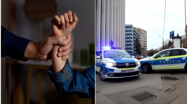 Tânără de 27 de ani bătută în scara unui bloc