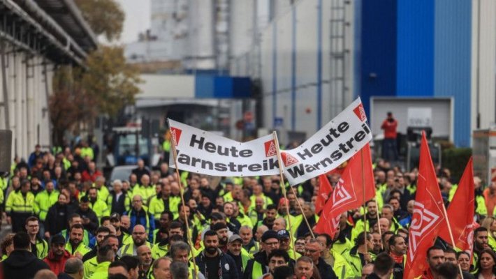 O grevă masivă afectează peste o sută de companii din industria germană