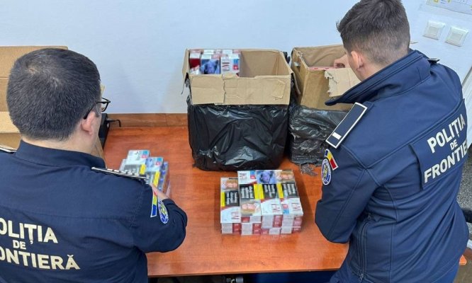 22.000 țigarete de contrabandă descoperite în magazia unei nave de către polițiștii de frontieră constănțeni