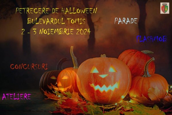 Petrecere de Halloween pe bulevardul Tomis 