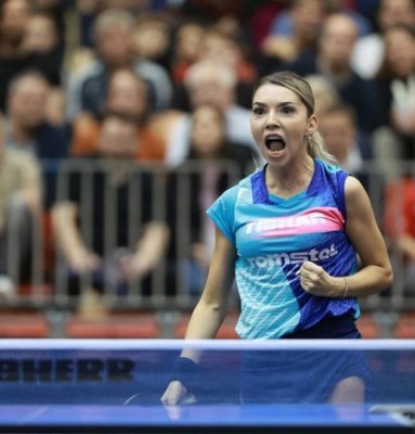 Tenis de masă: Bernadette Szocs va lupta pentru aur la CE şi la simplu feminin