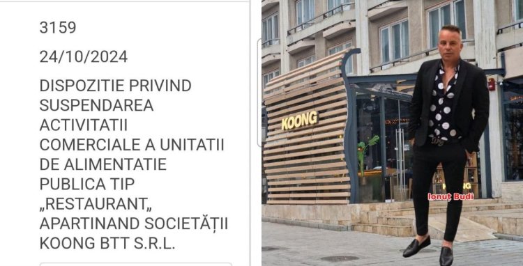 Primăria a închis localul Koong, din Piața Ovidiu, al lui Ionuț Budi?! 
