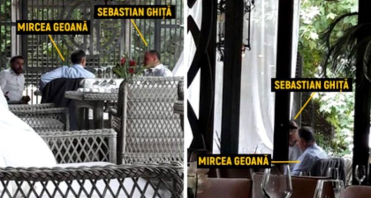 O nouă alianță politică? Mircea Geoană și Sebastian Ghiță, fotografiați la restaurant 