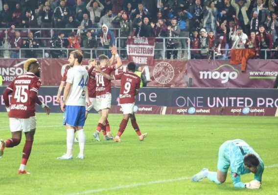 SuperLiga României: Rapid - Farul 5-0. Giuleștenii au făcut spectacol