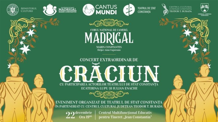 Corul Național de Cameră „Madrigal - Marin Constantin”, concert extraordinar de Crăciun la Constanța