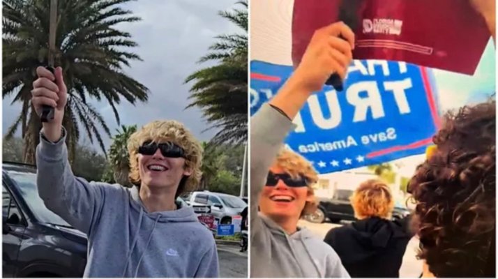 Un susținător al lui Donald Trump a amenințat cu maceta două femei, la o secție de votare
