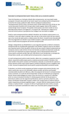 Generația Z și antreprenoriatul social: interes și idei care au nevoie de susținere 