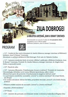 Vezi cum va sărbători Biblioteca Județeană „Ziua Dobrogei”