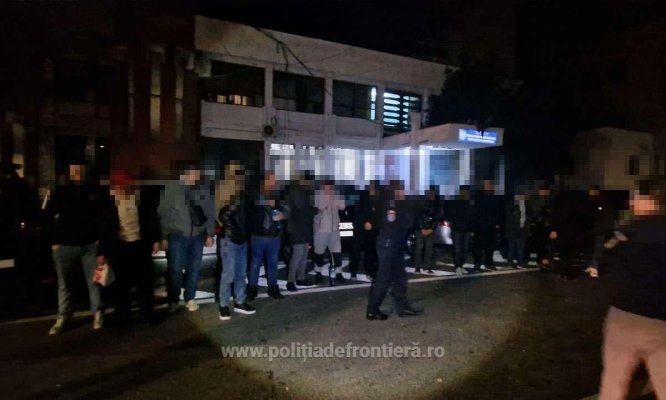 17 cetățeni străini depistați de polițiștii de frontieră. Video