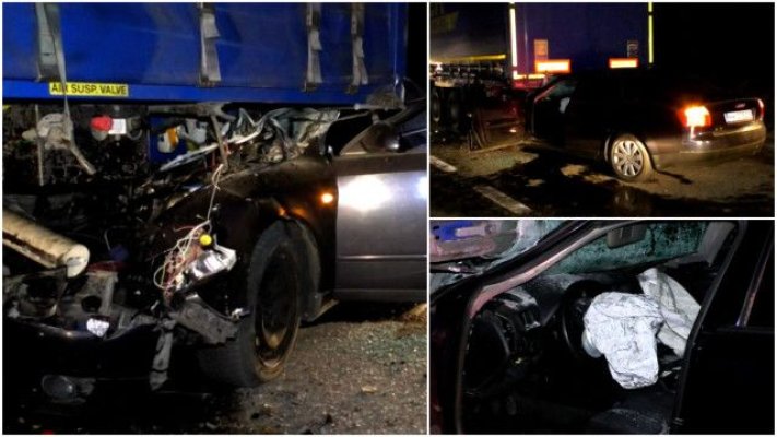 Accident mortal în Mehedinți! Şoferul a murit pe loc zdrobit de un TIR 