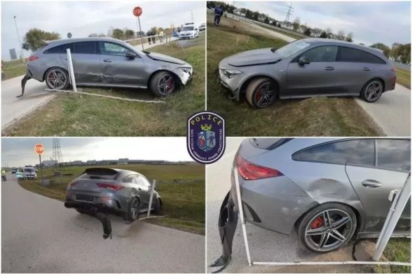 Un student a luat un Mercedes de 120.000 de euro 