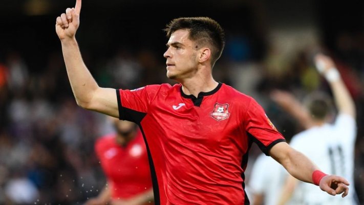Daniel Paraschiv a încris pentru Oviedo, în liga secundă spaniolă, în victoria cu Burgos