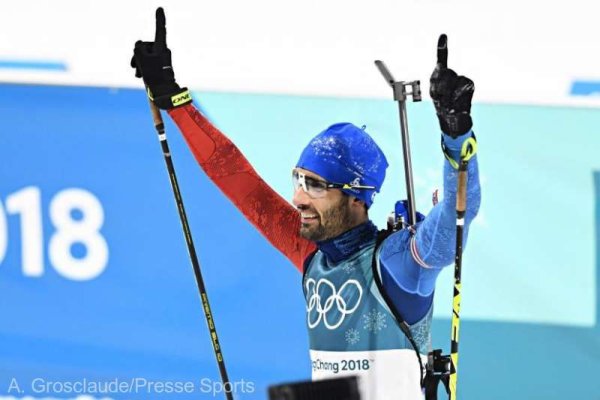 Biatlon: Martin Fourcade recuperează o medalie olimpică de aur, după 14 ani