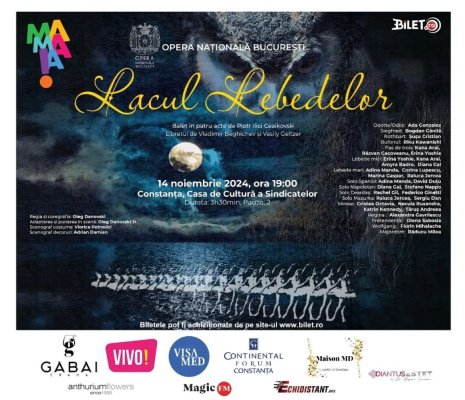 Mamaia, partener oficial al spectacolului „Lacul Lebedelor” de Ziua Dobrogei