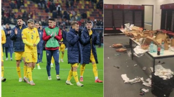 Kosovarii au comandat pizza, în timp ce tricolorii îi așteptau înapoi pe teren. Vezi mizeria lăsată în urmă