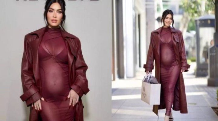 Megan Fox, însărcinată pentru a patra oară, a apărut într-o rochie transparentă