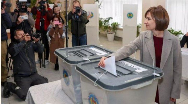 Prima declarație a Maiei Sandu, după ieșirea de la urne
