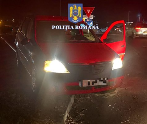 Urmărire ca-n filme, la Lumina! Un tânăr de 18 ani fără permis a încercat să fugă de polițiști. Video